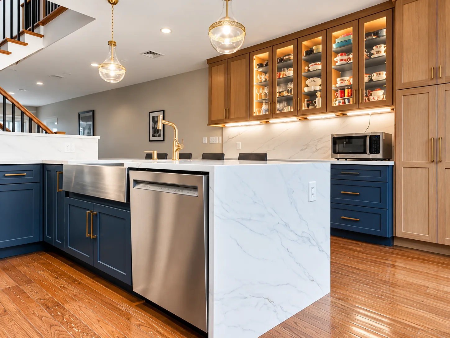 Modern kitchen remodel in Philadelphia Pennsylvania