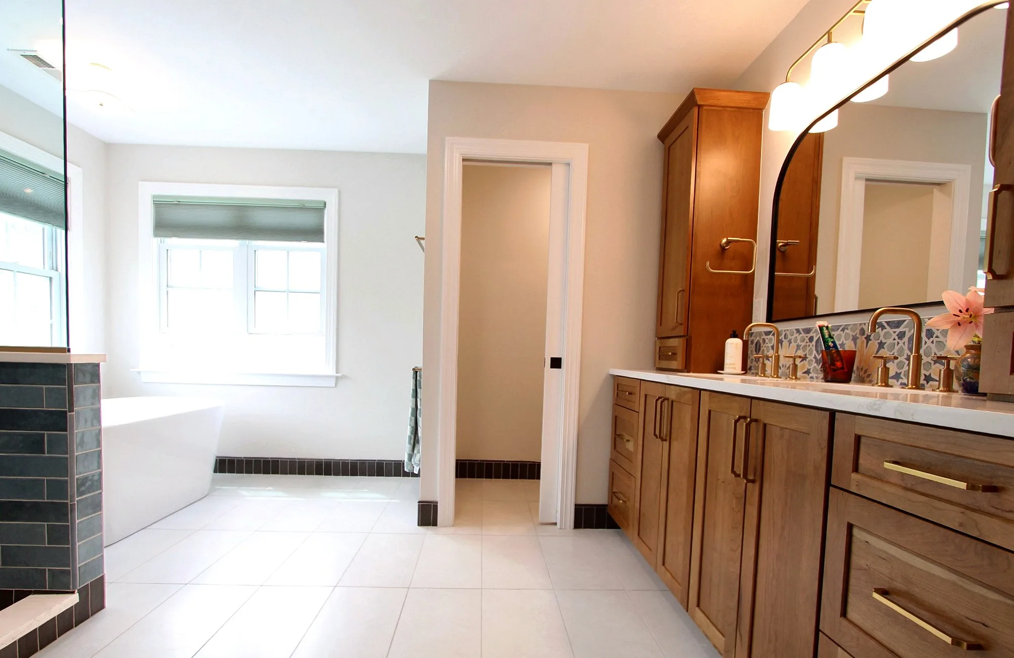 Completed remodeling project in Doylestown.