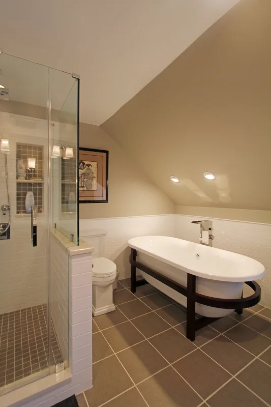Old City Philadelphia Transitional Master Bath Makeover