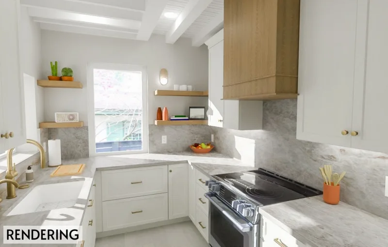 Modern Neutral Kitchen Remodel in Philadelphia | Cream & Quartz