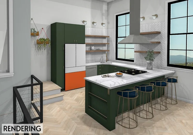 Verdant Green & Luxe Kitchen Remodel | Philadelphia