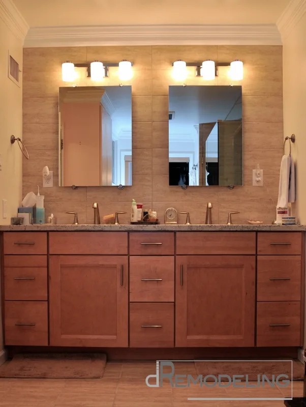Neutral Bath with Earthy colors in Philadelphia