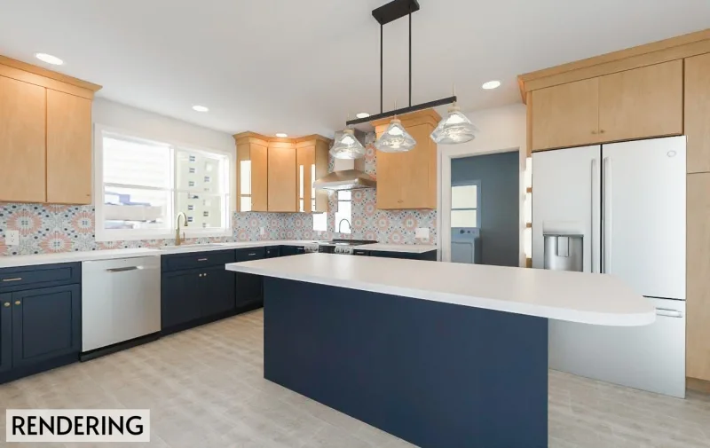 Modern Kitchen Remodel in Elkins Park | Bold and Balanced